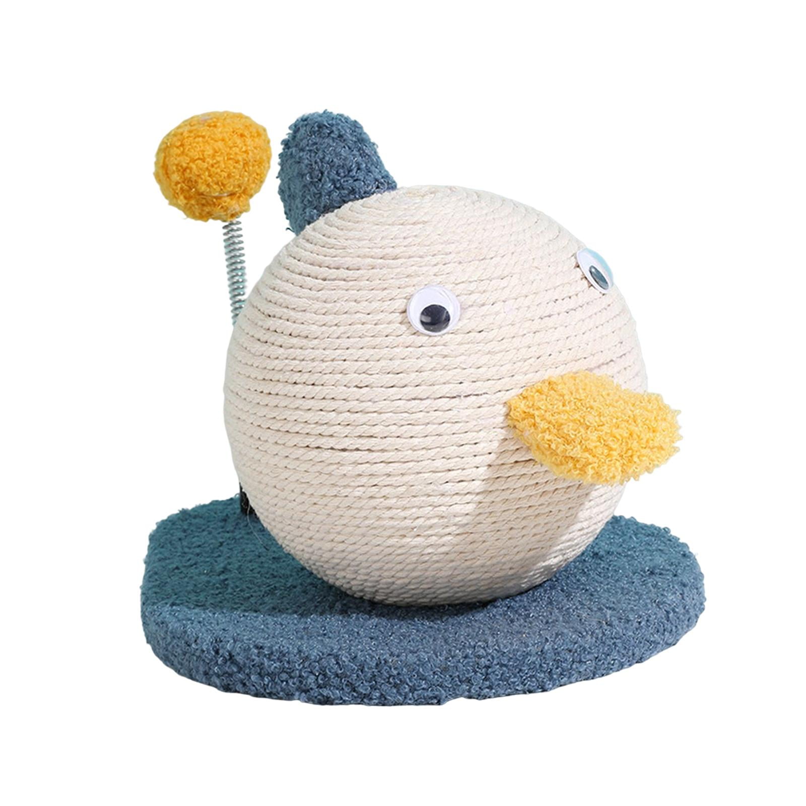 Bvdfgk Cat Scratcher Ball Exercise Interactive Toy Ball Furniture Protection Grind Claw Duck