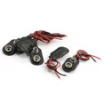 thumbnail image 1 of Unique Bargains 11cm Double Cable Connection 9V Battery Clips Connector Buckle 6Pcs, 1 of 1