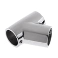thumbnail image 5 of 22mm 7/8"""" Boat Handrail 60Degree Tee Fittings Assembly Polished, 5 of 5