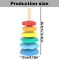 thumbnail image 3 of Jindong Rainbow Tower Stacking Toy for Infants Educational Toy for Babies 6 Months To 2 Years Fun and Interactive Learning Activity for Early Development, 3 of 5