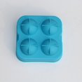thumbnail image 4 of Molde para cubitos de hielo (esfera) 2 piezas en moldes y bandejas de silicona azul y verde para hielo, moldes para bolas de hielo de whisky y moldes para cubitos de hielo para cócteles, 4 of 5