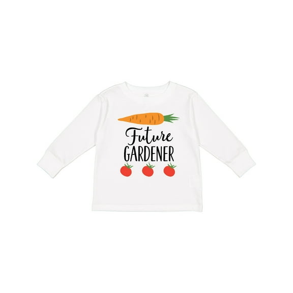 Inktastic Gardening Future Gardener Boys or Girls Long Sleeve Toddler T-Shirt