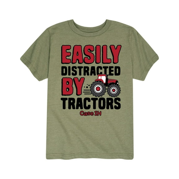 Case IH Distracted By Tractors - Toddler Short Sleeve Graphic T-Shirt
