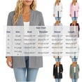 thumbnail image 3 of BUIGTTKLOP Women's Lightweight Open Front Cardigan Casual Long Sleeve Loose Cardigans with Pockets, 3 of 8