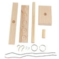 thumbnail image 2 of Juegos de mesa portátiles, juegos de mesa de madera portátiles para exteriores e interiores, juguetes para beber, durabilidad prolongada, 2 of 14