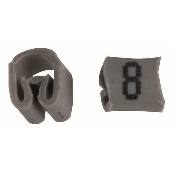 PRO POWER - Cable Marker 8 Grey 100 Pack