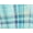 Azure Plaid, variant on Plus Size Rayon Three-Quarter Sleeve Effortless Tab-Front Blouse