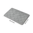 thumbnail image 3 of VBXOAE Absorbent Non Slip Bathroom Door Mat Machine Washable Polyester Fiber Soft Floor Mat for Bedroom and Living Room Comfort, 3 of 6