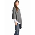 thumbnail image 3 of Inca Fashions - Elodie Women’s Alpaca Sweater Poncho – 100% Baby Alpaca Wool | Asymmetrical Triangle Design | Soft, Warm & Lightweight Layer for All Seasons, 3 of 5