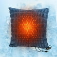 thumbnail image 4 of Eolstice USB Electric Heated Pillow Cover, 5 Heat Settings Timer Function, Body Warmer for Sofa, Bed, Office Chair, Comfort Control, 4 of 6