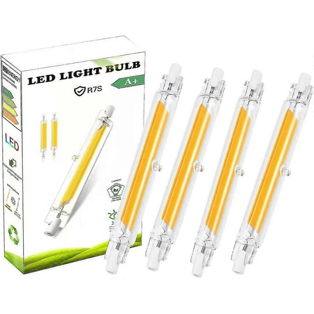 R7s Bulb 118mm Led 20w Dimmable Cool White 4000k Double Ended J Type Replacement Halogen 100w-200w Bulb 360beam Angle Pack Of 2