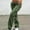 Army Green, variant on CALAFEBILA Jogger Plus Size Cargo Pants for Women Straight Leg High Waist Streetwear Pants for Women Workout Stretchy Waist Loose Fit Trousers 4 Pockets