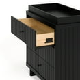 thumbnail image 6 of Art of Nursery by Storkcraft Kyoto 3 Drawer Chest with Infant Changing Topper, Black, 6 of 15