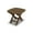 Tree House, variant on POLYWOOD Yacht Club 21" x 18" Side Table in Charcoal Black