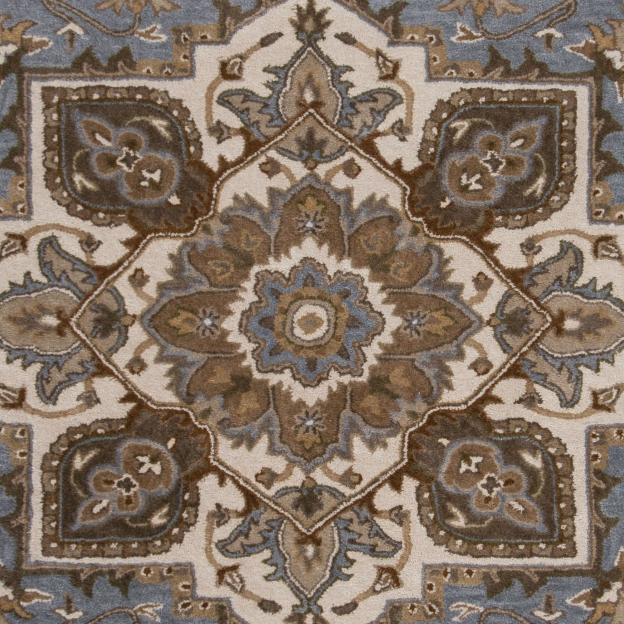 SAFAVIEH Royalty ROY700M Handmade Light Blue / Beige Rug