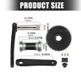 thumbnail image 5 of AOOOWER Light weight Aluminum Road Bike Crankset Double Chainring Precisions Engineered Bike Hollows Crankset, 5 of 7