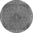 thumbnail image 1 of Ahgly Company Indoor Round Oriental Gray Industrial Area Rugs, 3' Round, 1 of 4