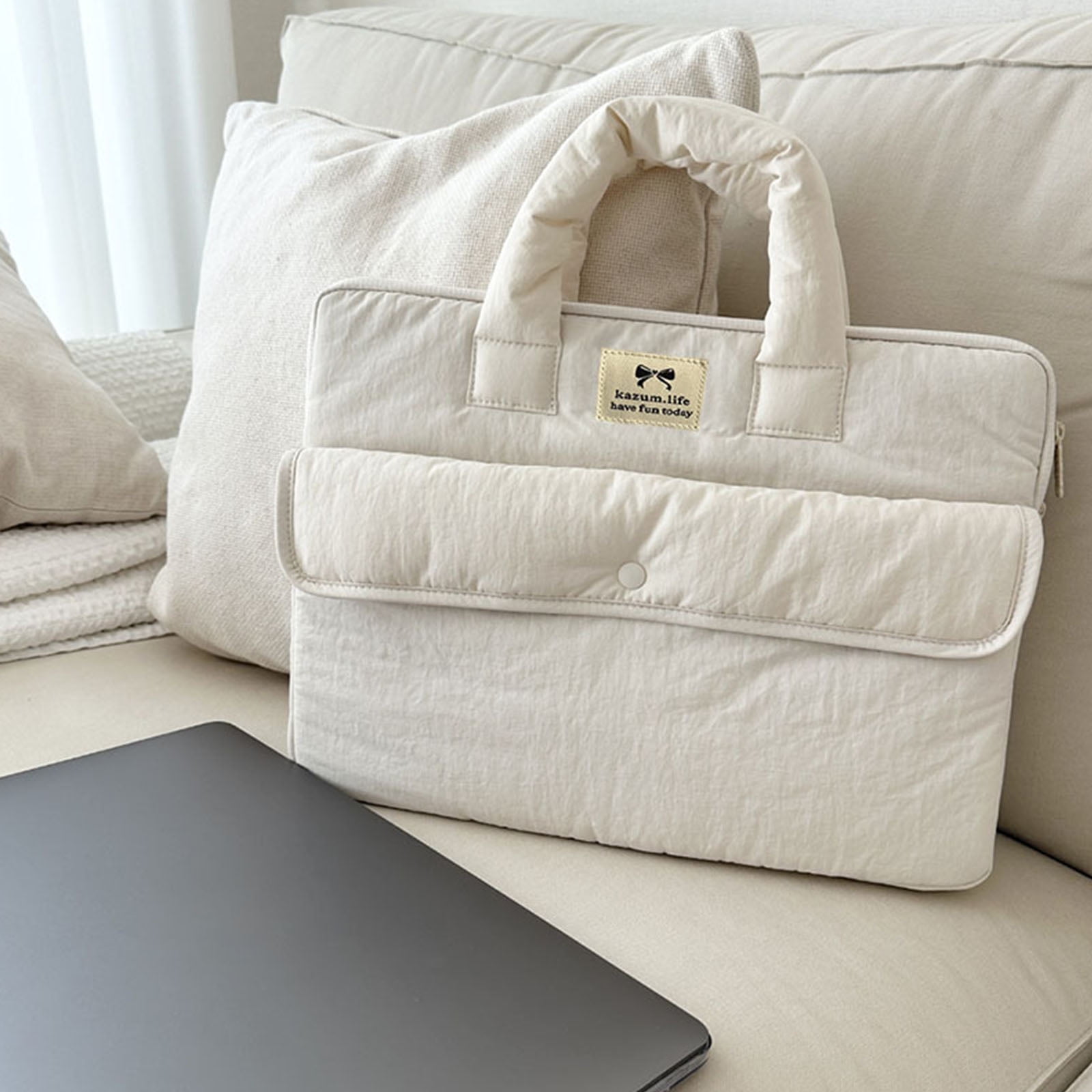 Shock Absorbent Laptop Case With Reinforced Handle Soft Protective Lining Computer Accessory For 11in 13 14 15 15.6inch