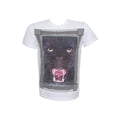 thumbnail image 1 of Konflic Fierce Panther Framed Muscle T-Shirt - White - Small, 1 of 1