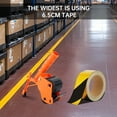 thumbnail image 6 of NUAHRHY Floor Tape Applicator, Hand Applicators, Manual Push Tape Marking Roller, Reusable Tape Roller for Driveway Aisle Ground Marking Flag, 6 of 10