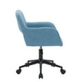 thumbnail image 2 of CorLiving Marlowe Upholstered and Padded Adult Adjustable Height Task Chair with Arms and Key Hole Back, 2 of 9