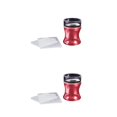 thumbnail image 2 of Vogacara 1 Juego de estampador de uñas francés con raspador de silicona transparente cabeza arte de uñas sello herramientas de Type3 NO3 Vogacara CBP063268, 2 of 5