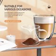 thumbnail image 4 of Small Glass Pitcher Creamer Coffee Milk Creamer Pitcher Clear Gravy Sauce Boat Serving Jug 150ml, 4 of 6
