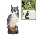 thumbnail image 3 of Adornos De Resina De Búho, Encantadoras Esculturas De Decoración Del Hogar Animal Manualidad De Mano De Obra Modelo De Aves En Miniatura Figura De Jardín De Hadas Para La, 3 of 7