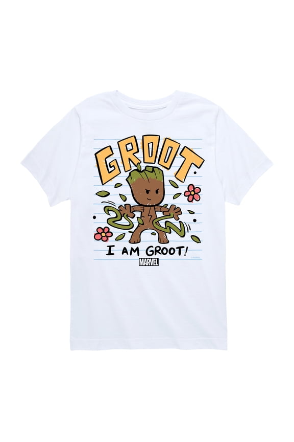 Guardians of the Galaxy - Scribble Groot - Toddler And Youth Short Sleeve Graphic T-Shirt