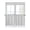 Gray, variant on Half Window Curtain 36 Inches Long, Grey Striped Coastal Window Treatment Curtain Drapes, Nautical Beach Starfish Shell Small Tier Curtains for Bathroom Over Sink, 27.5"x36", 2 Panels