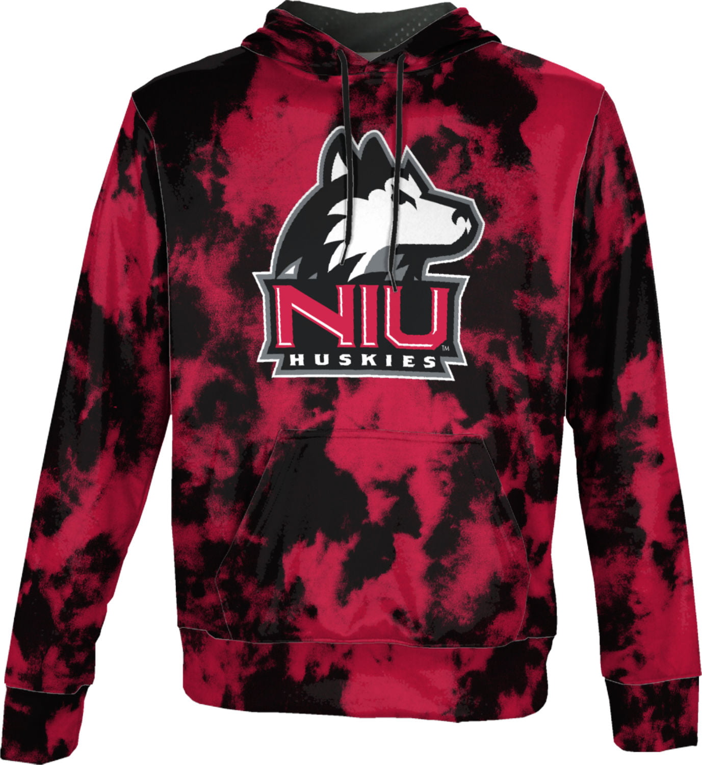 Grunge School Spirit Sweatshirt ProSphere Northern Illinois University Mens Pullover Hoodie 