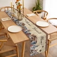 thumbnail image 3 of Farm Table Runner - 120 Inch Long, Kitchen Dining Table Runner Dresser Scarves, American Country Barn Star Vintage Berry Brown Farmhouse Decor for Coffee Tables Wedding Party Banquet, 3 of 8