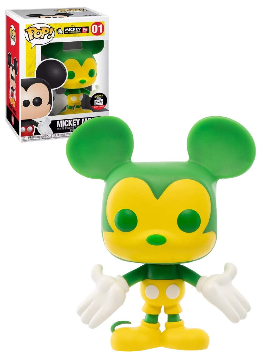 Funko Pop ディズニー 90年 オレンジとイエロー ミッキーマウス 限定ビニールフィギュア