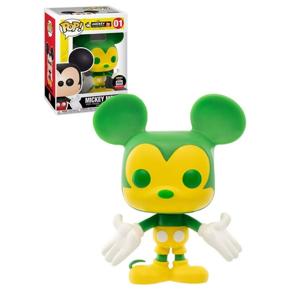 Funko Pop! Disney Green and Yellow Mickey Mouse 90 Years Funko Shop Exclusive