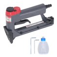 thumbnail image 1 of Pneumatic Nailer Press Free Air Nail Gun 300 Nails Capacity 0.4~0.8Mpa for Furniture Farming, 1 of 4