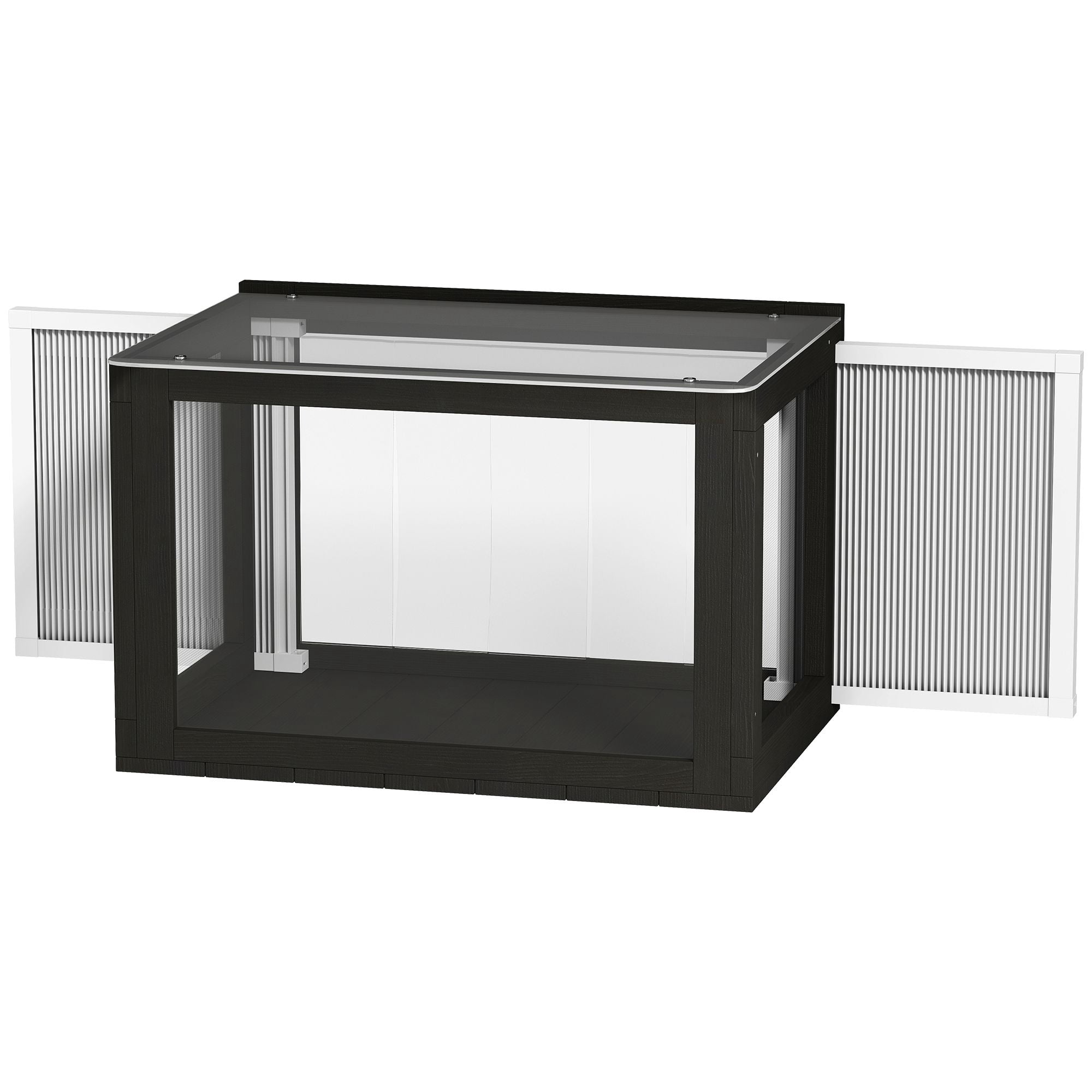 Dranite Catio Outdoor Cat Enclosure, Adjustable 25"-41" Cat House