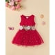 thumbnail image 5 of Vestido Renotemy para niñas, tutú de lentejuelas rojas con cárdigan, 5 of 6