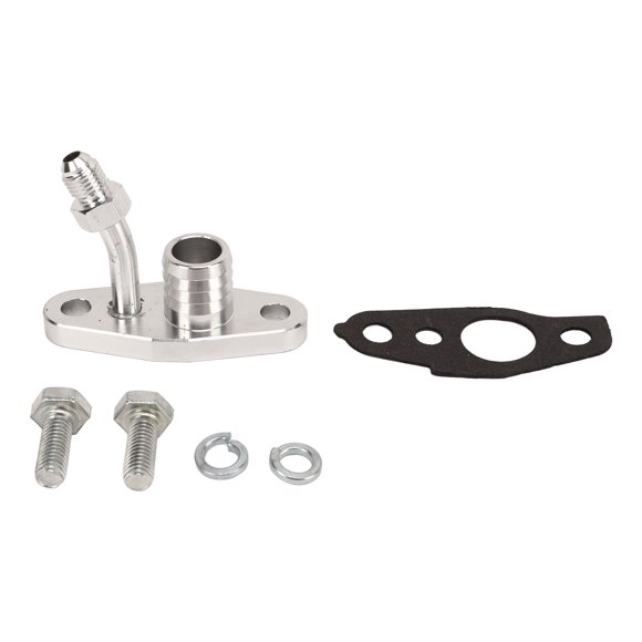Turbo Oil Feed Return Drain Fitting Gasket,4AN Oil Feed Fitting AN Oil Feed Fitting AN Return Drain Flange Kit Turbo Oil Feed Drain Fitting Kit Advanced Technology