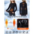 thumbnail image 5 of Charmo Thermal Outfit Sets for Kids Athletic Top and Bottom Activewear Sets Boys Girls Long Johns Set Winter Base Layer, 5 of 9