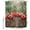 Red, variant on Flamingo Colony Shower Curtain for Bathroom, Animal Jungle Leaf Tropical Pond Rainforest Botanical Waterproof Cloth Fabric Bathroom Accessories Set with 10 Rust Proof Plastic Hooks, 48"x72"