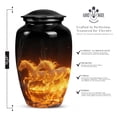 thumbnail image 2 of SUBSH Medium Urns for Human Ashes - Mosaic Urns for Human Ashes Adult - Large Human Urn - Cremation Urns, 2 of 2