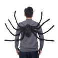 thumbnail image 2 of Plush Backpack Black Colorful Clothes Funny Candy Bag 8 Legs Plush Decoration B, 2 of 3