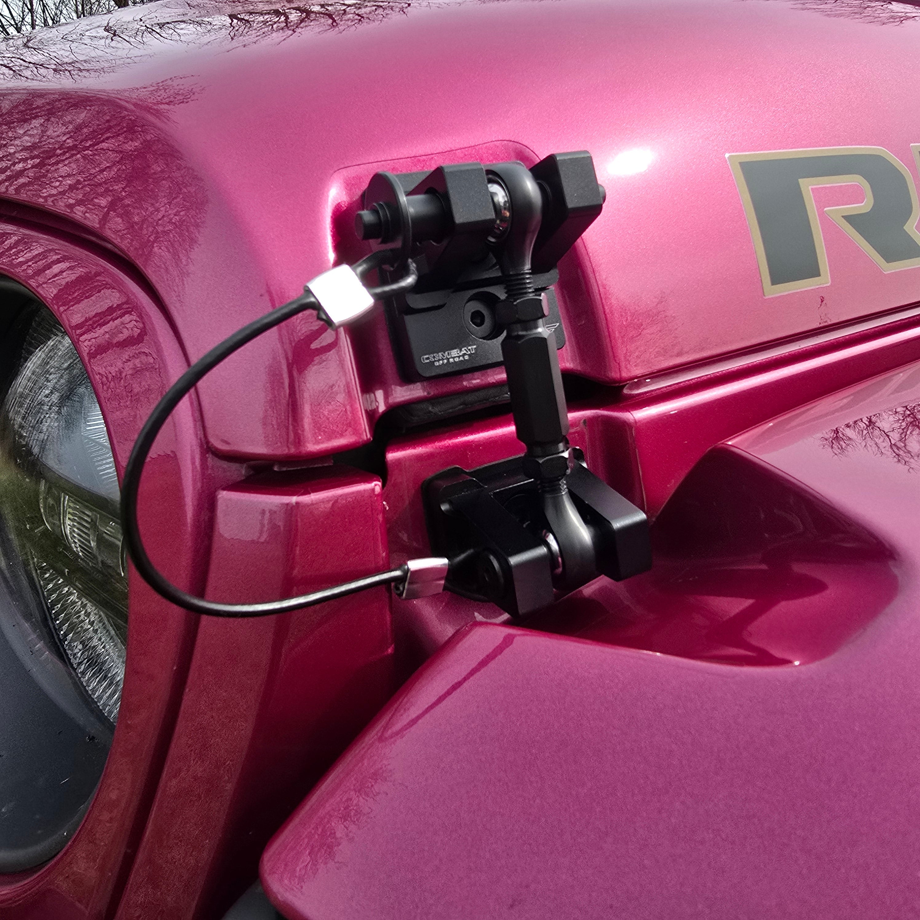 Combat Off Road Off-the-Turnbuckle Hood Latch - Black Out Series