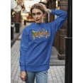thumbnail image 2 of Oktoberfest Autumn Garland Sweatshirt Women -Image by Shutterstock, Female XX-Large, 2 of 4