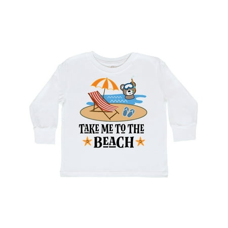 

Inktastic Beach Vacation Florida California Gift Toddler Boy or Toddler Girl Long Sleeve T-Shirt