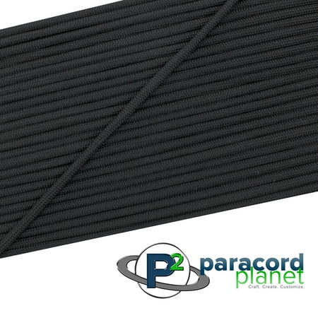 

PARACORD PLANET | All Types of Black Parachute Cord – 550 MIL-C-5040 100 FT Hank