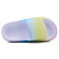 thumbnail image 3 of Kid's Cloud Slides Girls Boys Comfort Non-Slip Thick Sole Pillow Slippers, 3 of 6