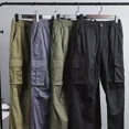 thumbnail image 6 of Big & Tall Straight Stretch Cargo Pants Four Utility Pockets Daily Work Pants S-XXL, 6 of 8