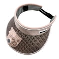 thumbnail image 4 of Sombrero con visera solar y ventilador de refrigeración de tres velocidades con alimentación USB rosa, 4 of 9