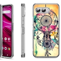 Shockproof Phone Case for T-Mobile Revvl 8, by OneToughShield - Dream Catcher Color